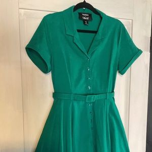 MODCLOTH X COLLECTIF Caterina Swing Dress Cotton Size M - UK12